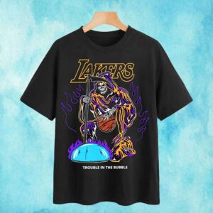 Warren Lotas x Lakers Los Angels Skeleton T Shirt Merch