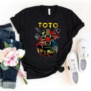 45 Years Of TOTO 1977 2022 Signatures T Shirt