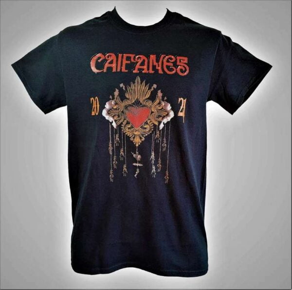Caifanes Mexican Rock Band Black T Shirt
