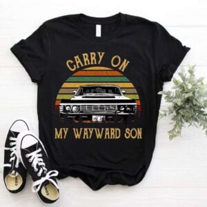 Carry On My Wayward Son T Shirt Dean Sam Winchester