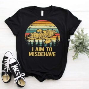 Firefly Serenity Shirt I Aim To Misbehave