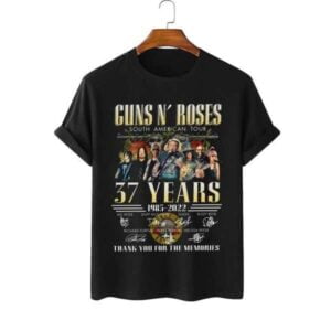Guns N Roses Band South American Tour 37 Years 1985 2022 T Shirt