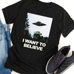 I Want To Believe Ufo Alien T Shirt