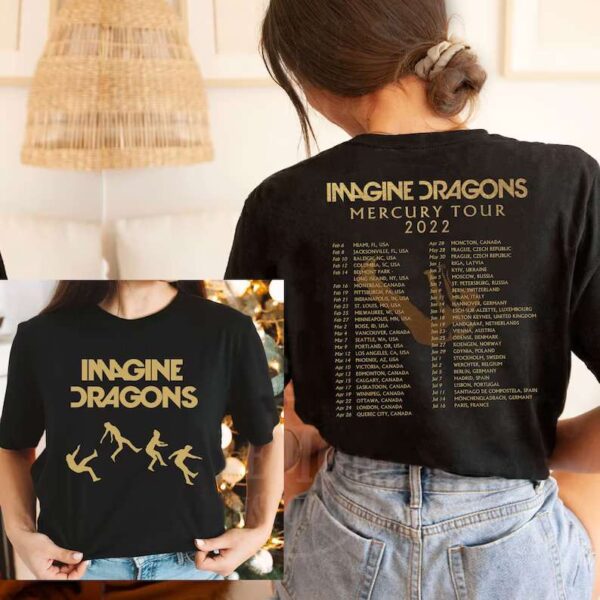 Imagine Dragons Mercury Tour 2022 Merch Shirt