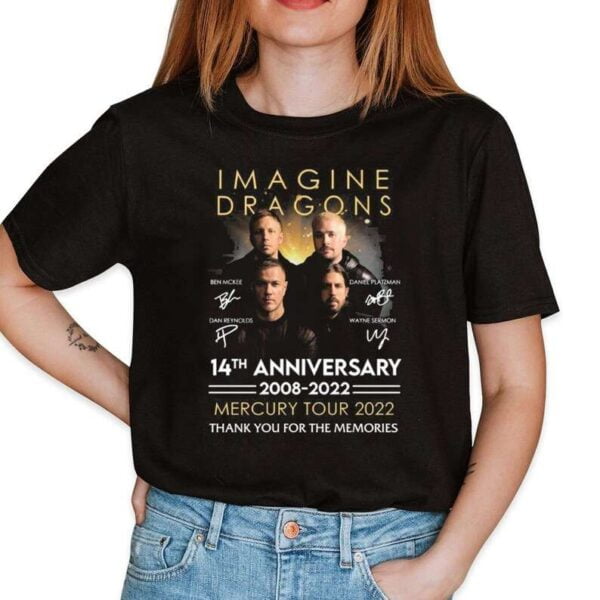 Imagine Dragons Mercury Tour 2022 Signature T Shirt
