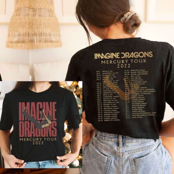 Imagine Dragons Mercury Tour 2022 Unisex Shirt