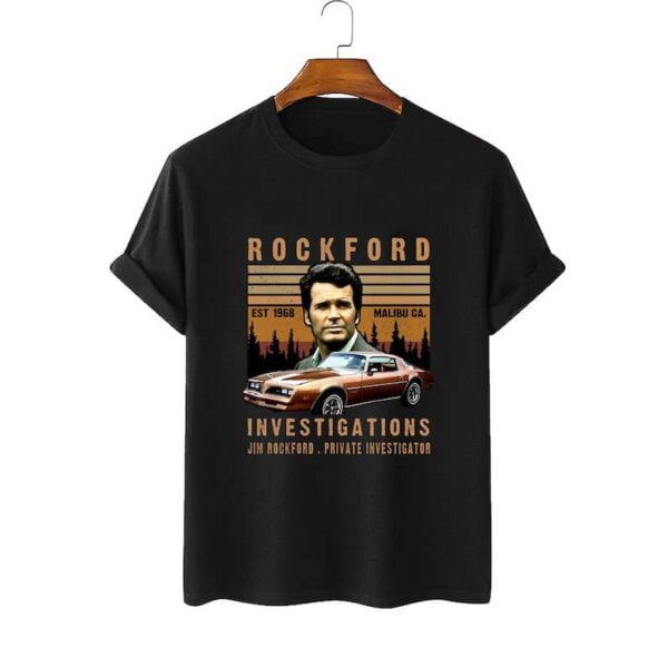 Jim Rockford Investigation Private Investigator T Shirt