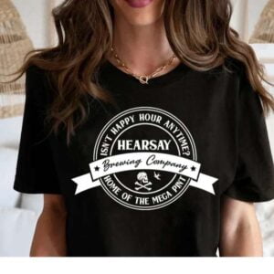 Johnny Depp Hearsay Brewing Company Shirt Home Of The Mega Pint
