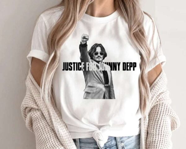 Johnny Depp Shirt Justice For Johnny