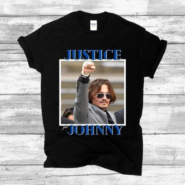 Johnny Depp Shirt Justice for Johnny Merch
