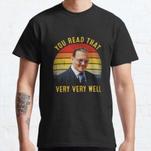 Johnny Depp You Read That Very Very Well Mega Pint T Shirt