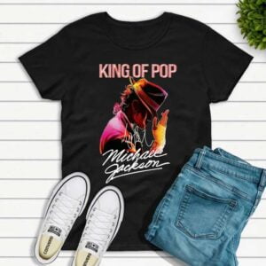 King Of Pop Michael Jackson Signature T Shirt