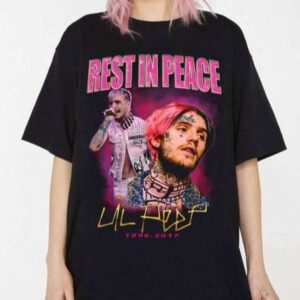Lil Peep T Shirt Rest In Peace