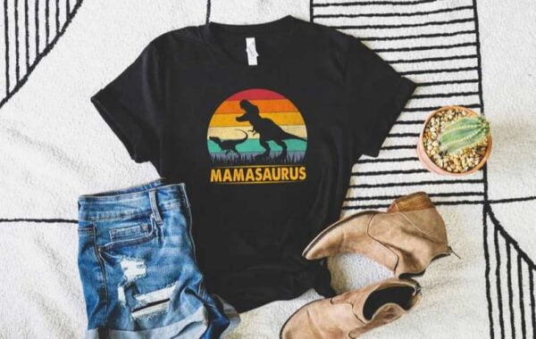 Mamasaurus T Rex Dinosaur T Shirt