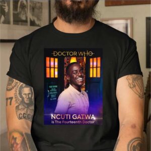 Ncuti Gatwa T Shirt Doctor Who Simpsons