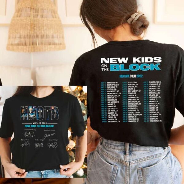 New Kids On The Block Mixtape Tour 2022 Shirt NKOTB Thank You For The Memories