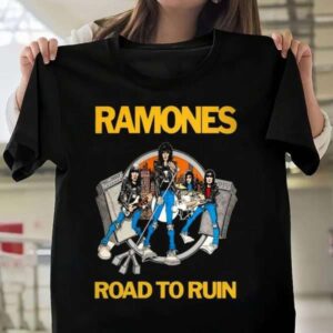 Ramones Road To Ruin Album T Shirt