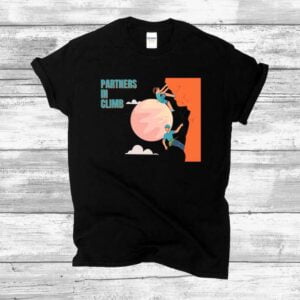 Rock Climbing T Shirt Partners in Climb