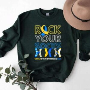 Rock Your Socks T Shirt World Down Syndrome Day