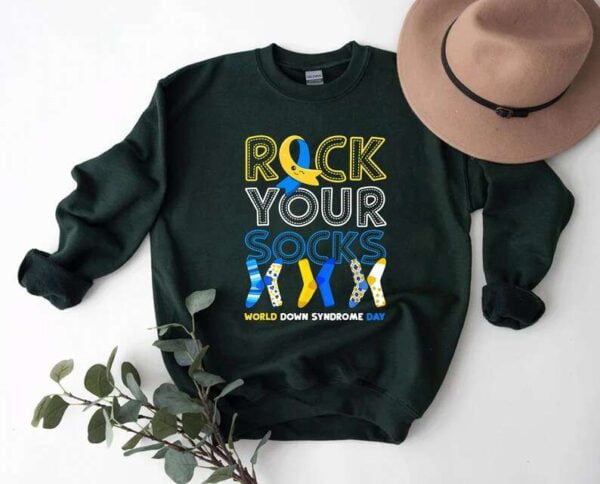 Rock Your Socks T Shirt World Down Syndrome Day