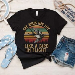 She Rules Her Life Like A Bird In Flight T Shirt Stevie Nicks Fleetwood Mac