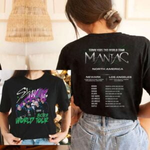 Stray Kids 2nd World Tour Maniac 2022 Shirt