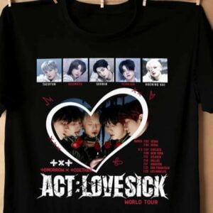 TXT Lovesick World Tour 2022 Shirt