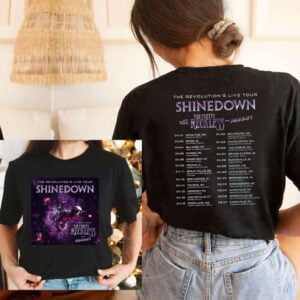 The Revolutions Live Tour Shinedown 2022 Shirt The Pretty Reckless And Diamante