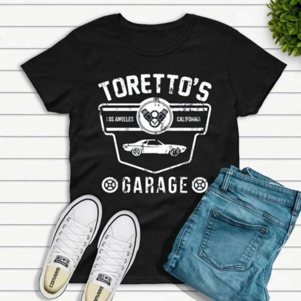 Torettos Garage T Shirt Fast And Furious Muscle Car