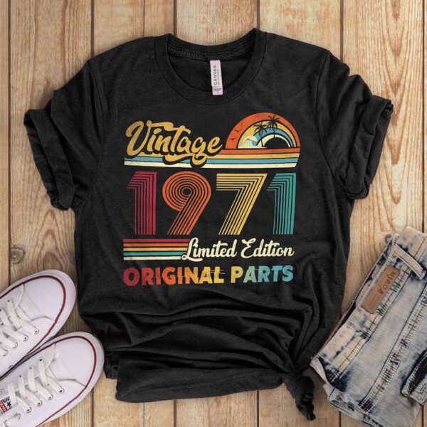 Vintage 1971 Birthday Shirt 51 Birthday
