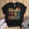 Vintage 1982 Birthday Shirt 40 Birthday