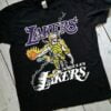Warren Lotas x Lakers Los Angels Skeleton T Shirt