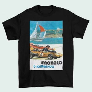 1970 Monaco Grand Prix T Shirt Formula 1 Racing 2