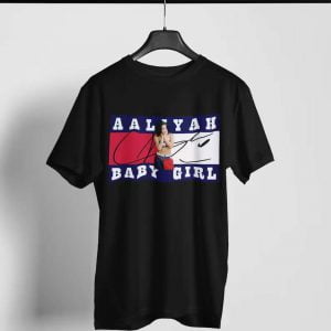 Aaliyah Baby Girl Singer Retro T Shirt