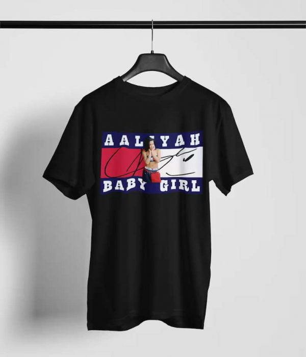 Aaliyah Baby Girl Singer Retro T Shirt