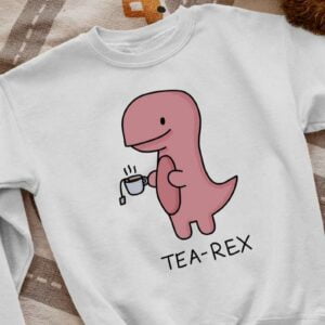 Antidepressed Tea Rex Cute Dinosaur T Shirt Mom Tea Lover