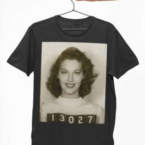 Ava Gardner Mugshot T Shirt Ava lavinia Gardner Killers