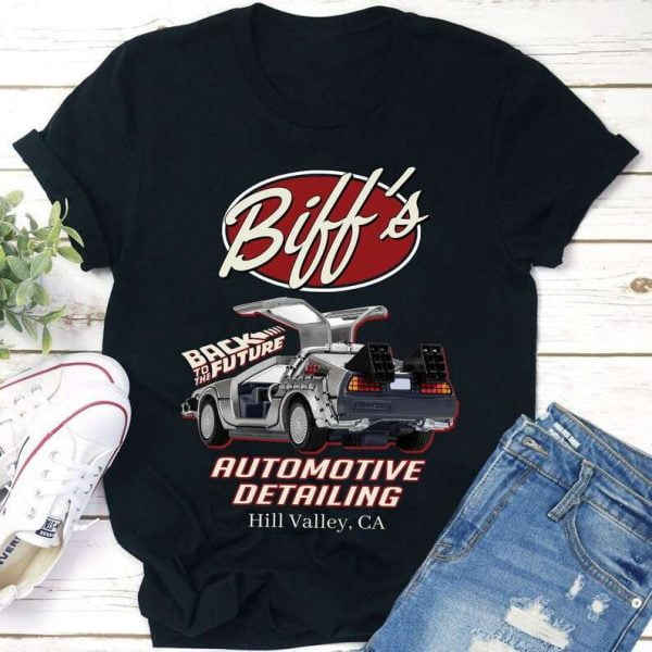 Biffs Back To The Future Automotive Detailing T Shirt