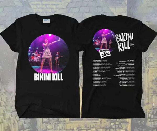 Bikini Kill North American Tour 2022 T Shirt