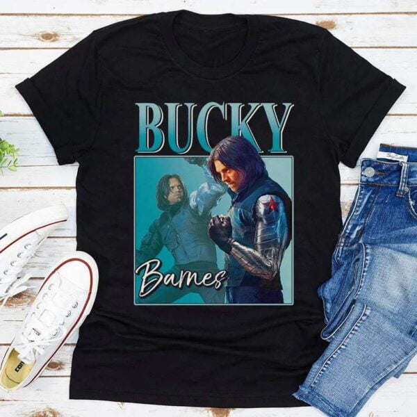 Bucky Barnes Winter Soldier The Avengers Captain America T Shirt