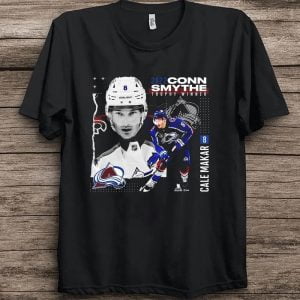 Cale Makar Hockey T Shirt Colorado Avalanche Champions 2022