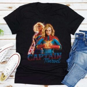 Captain Marvel T Shirt Brie Larson Actress
