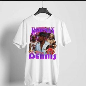 Dennis Rodman NBA Retro T Shirt