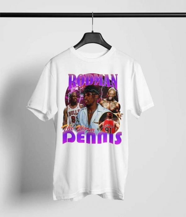 Dennis Rodman NBA Retro T Shirt