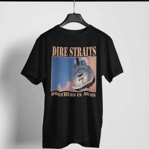 Dire Straits Rock Band Retro T Shirt