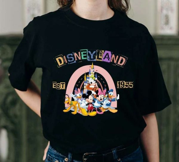 Disneyland Est 1955 T Shirt Mickey Mouse And Friends