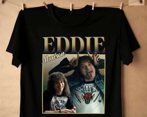 Eddie Munson Funny T Shirt Stranger Things Season 4