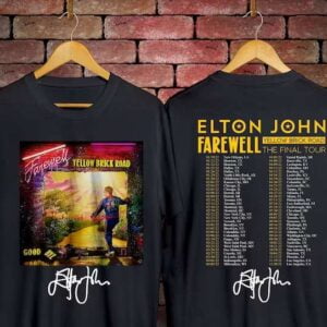 Elton John Farewell Tour Yellow Brick Road 2022 T Shirt
