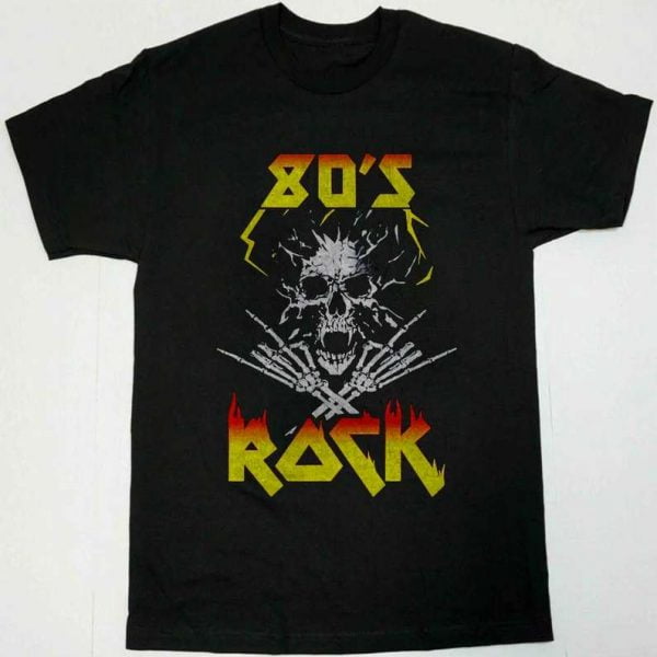 Faded 1980s Rock Roll T Shirt