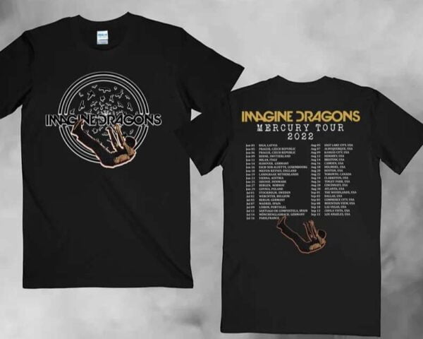 Imagine Dragons Mercury Tour 2022 T Shirt Music Concert